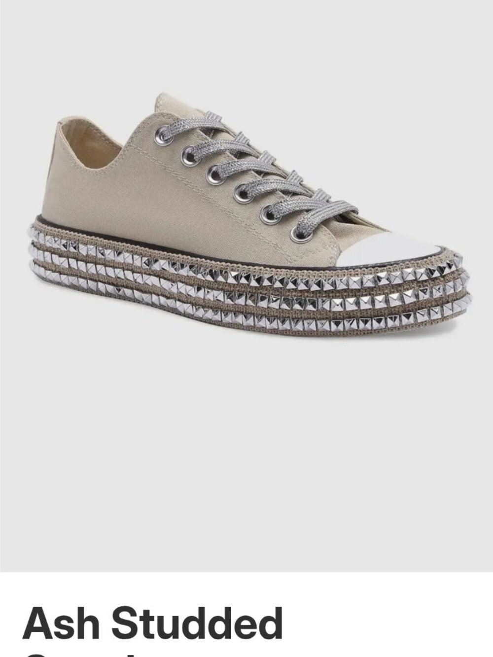 NIB/NWT Studded sneakers Size 9